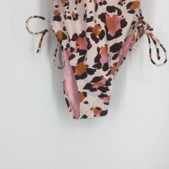Hula Honey Pink Leopard Swimsuit Size Extra Small XS One Piece Animal Print NEW - Picture 8 of 9